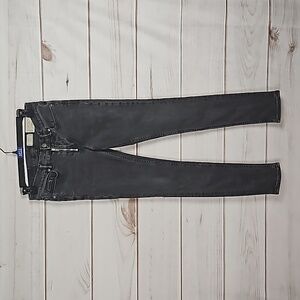 All Saints Ashby Faded Black Low Rise Skinny Fit Jeans - Waist 27